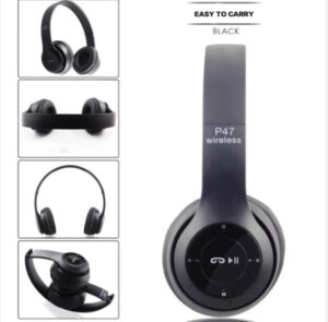 P47 wireless headphone BT earphone with memory card Hands Free With Microphone for phone for computer